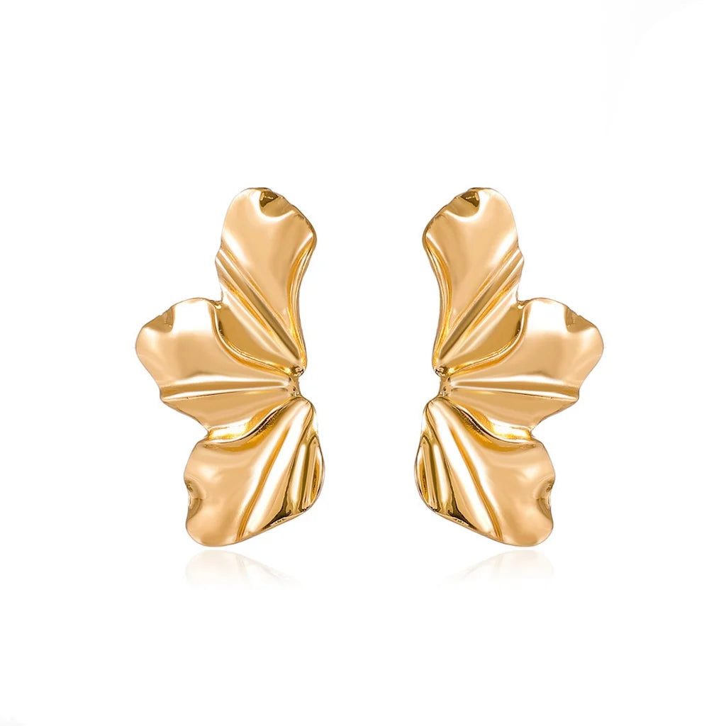 Etherea™ Leaf Whisper Stud Earrings