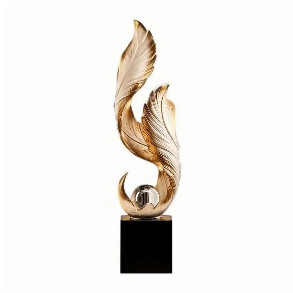 Ethereal™ Flowing Feather Sculpture
