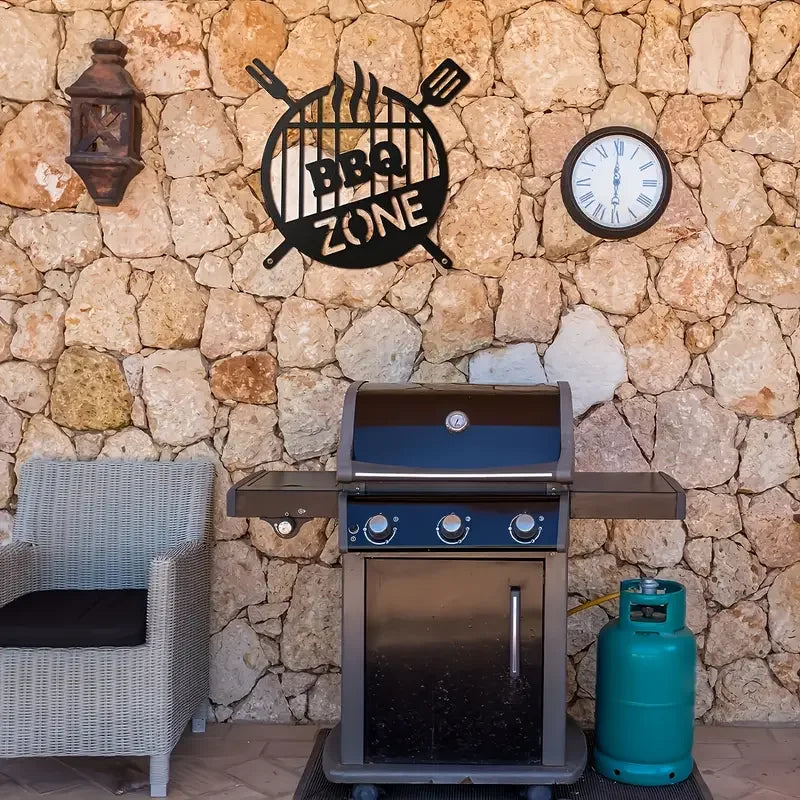 GrillZone™ Metal BBQ Sign