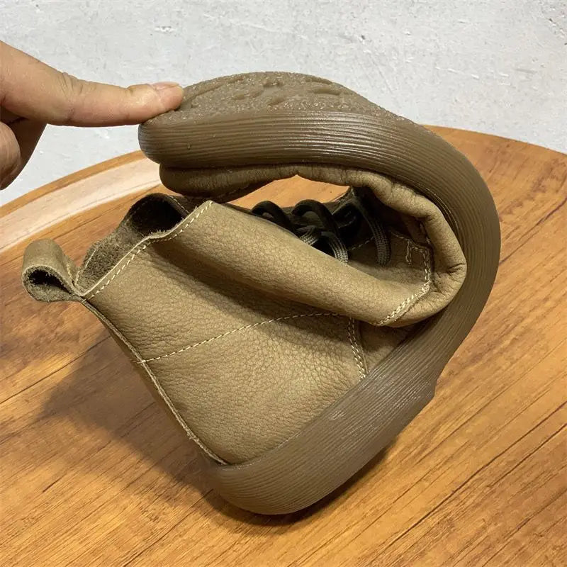 Vellaro™ Luxe Wide-Toe Leather Boots