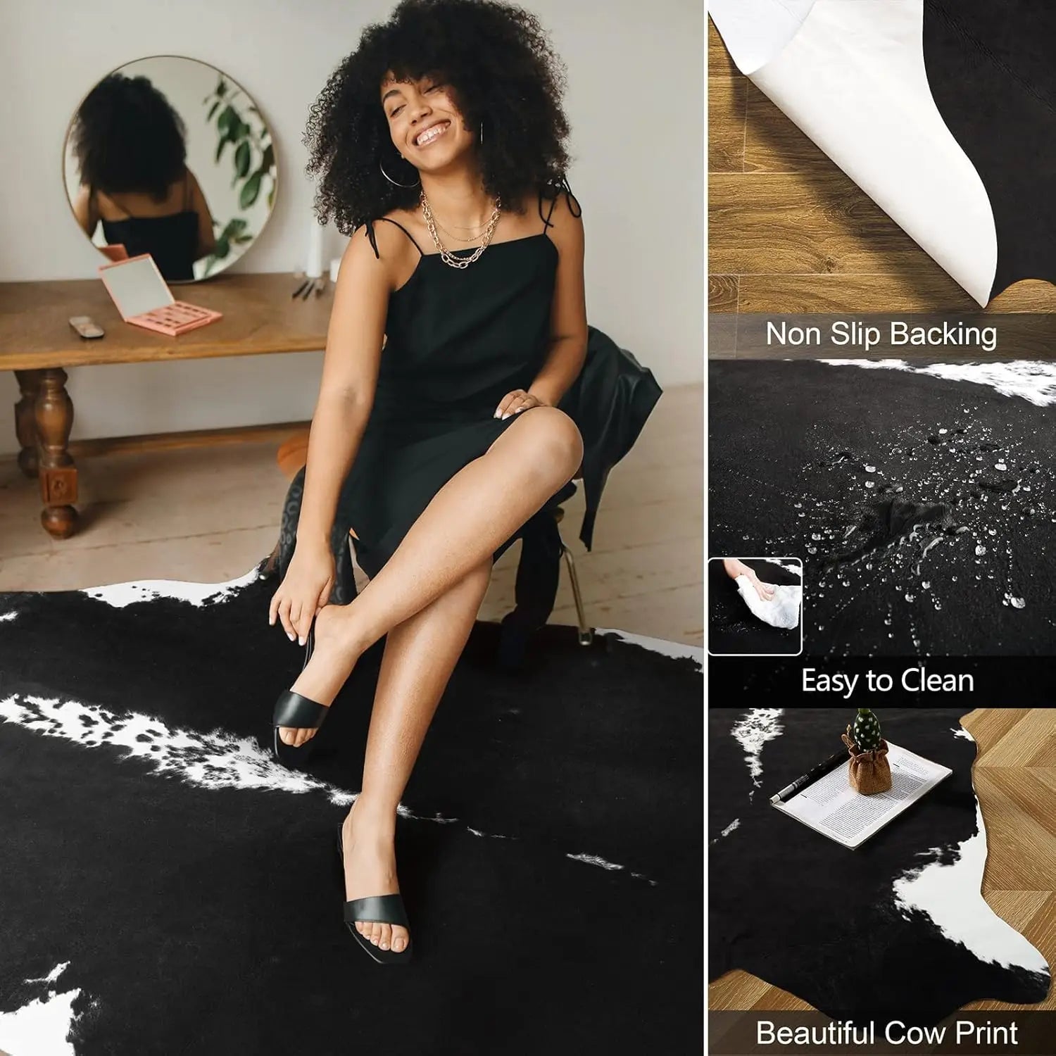 Cowhide Luxe™ Accent Rug
