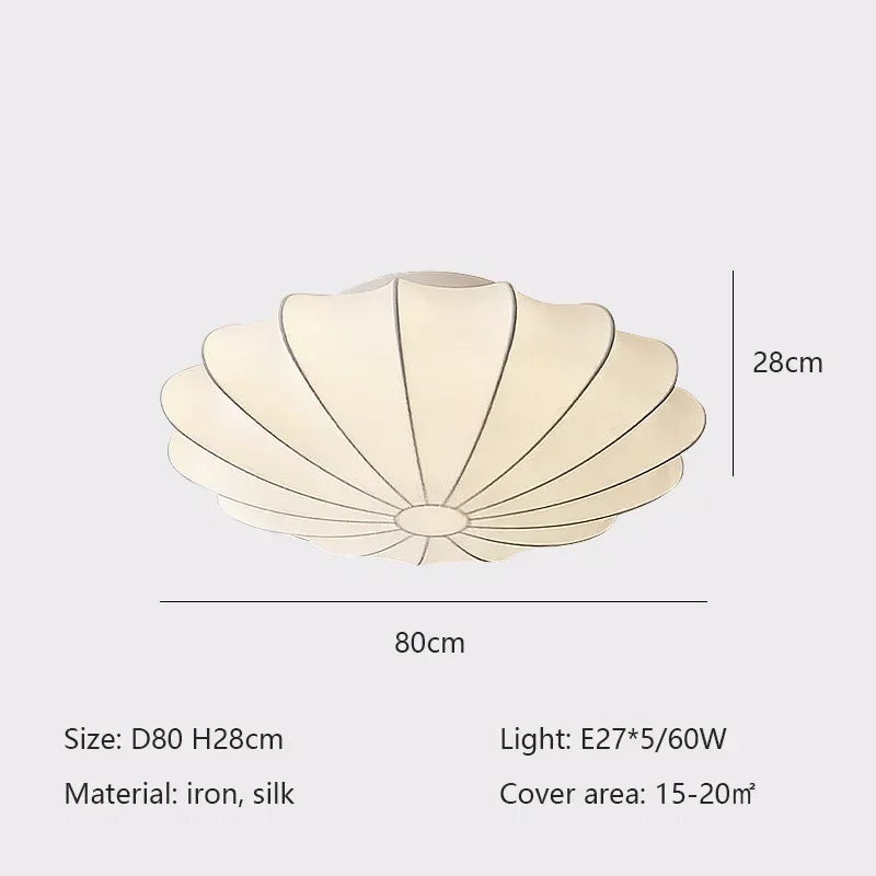 SilkCloud™ Hand-Woven Ceiling Lamp