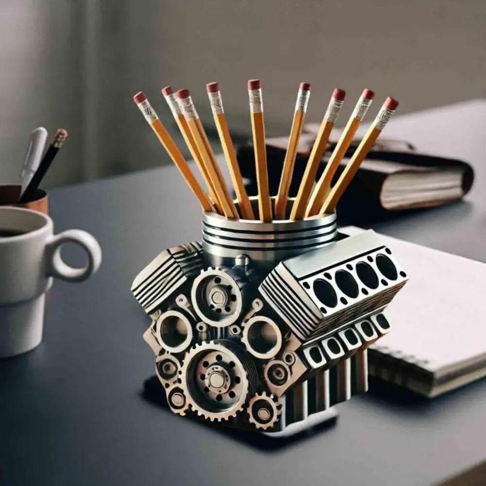 Horsepower™ V8 Engine Desk Organizer