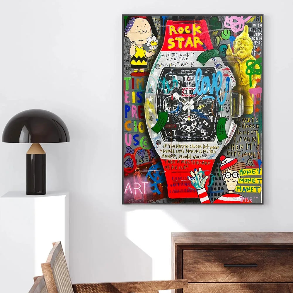 TimeCapital™ Graffiti Canvas Art