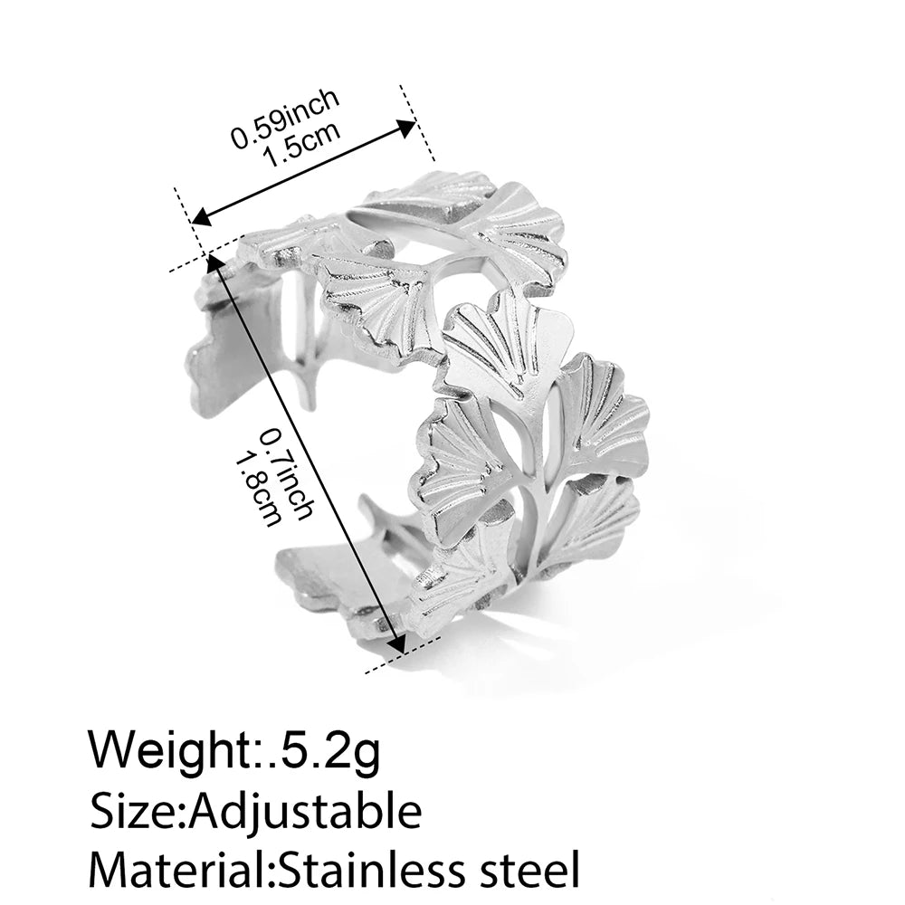Everleaf Ginkgo™ Harmony Ring