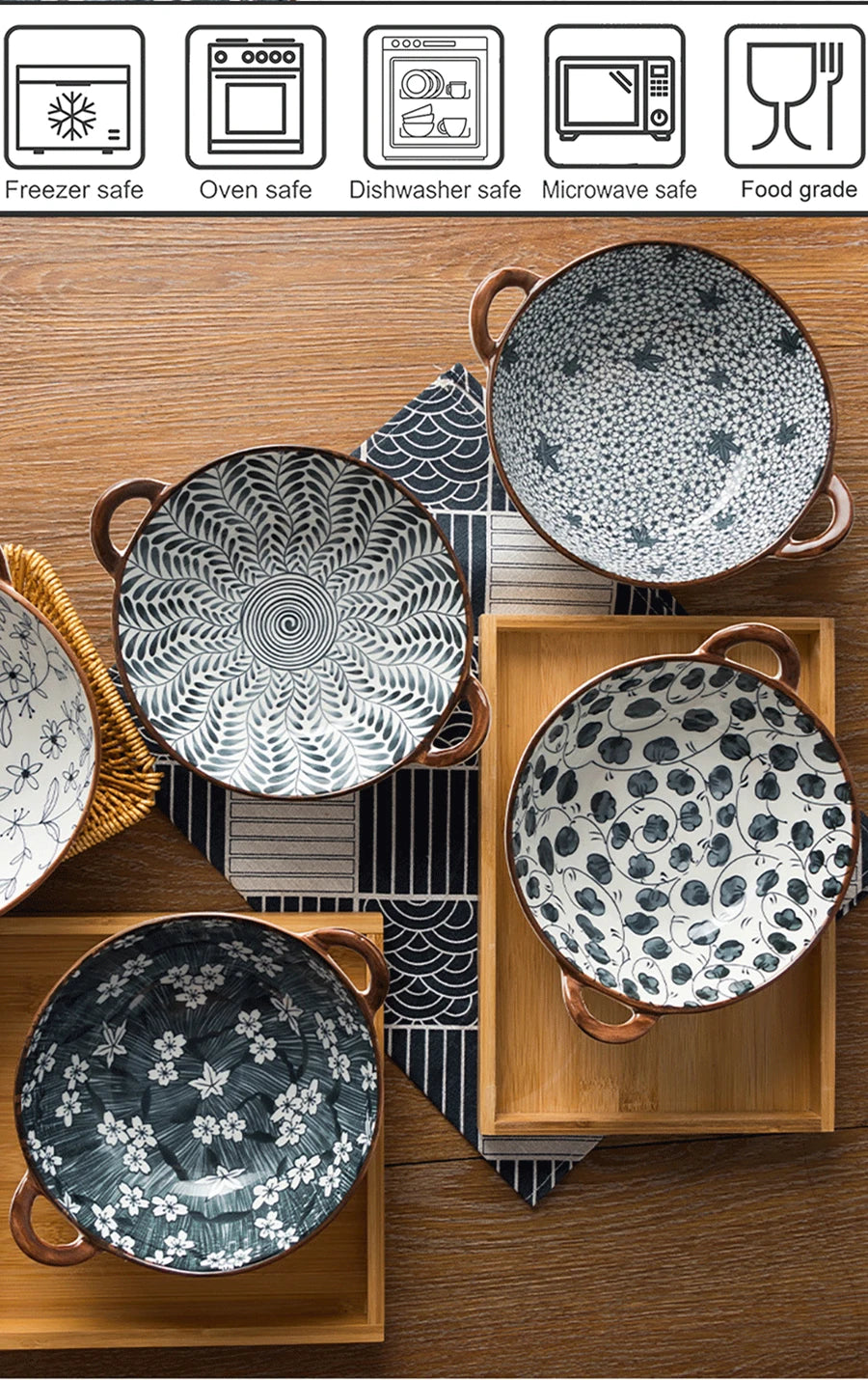 Artisan™ Japanese-Style Handled Bowl Collection