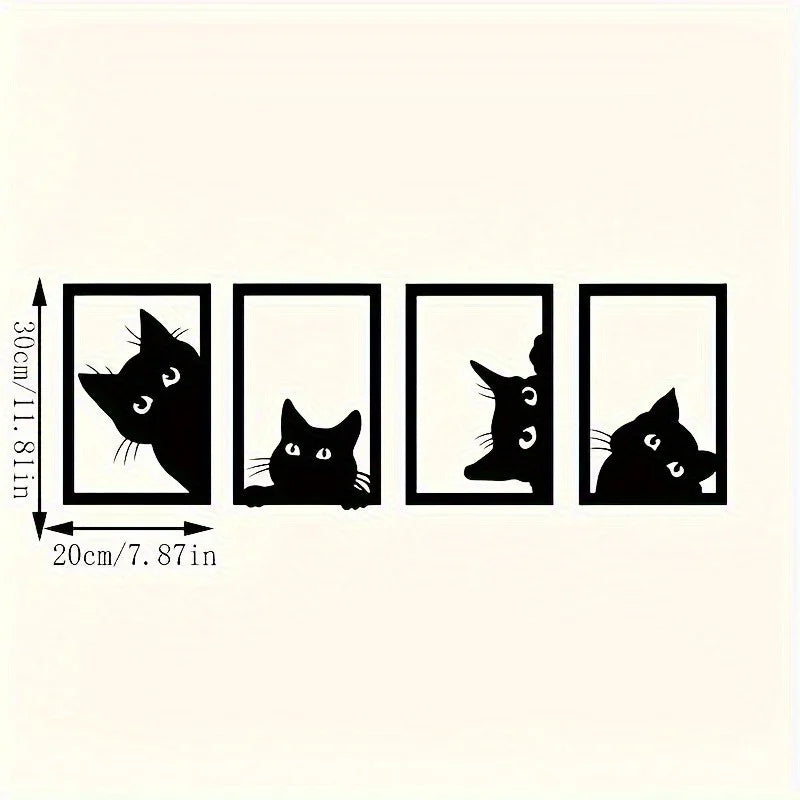 FelineQuad™ Cat Silhouette Collection