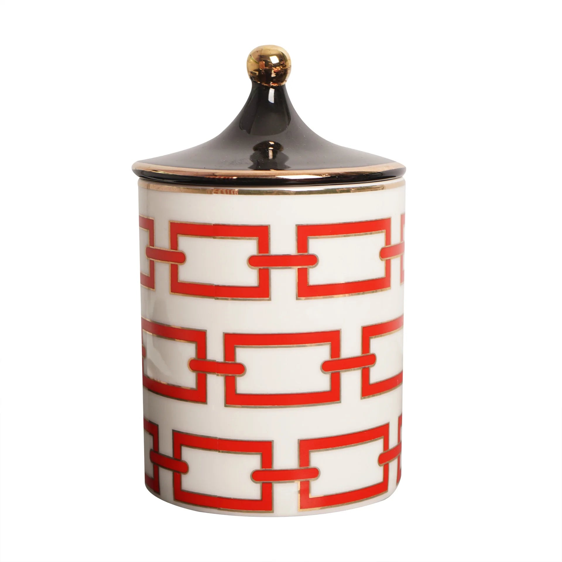 CeramiChic™ Gilded Ceramic Storage Jar