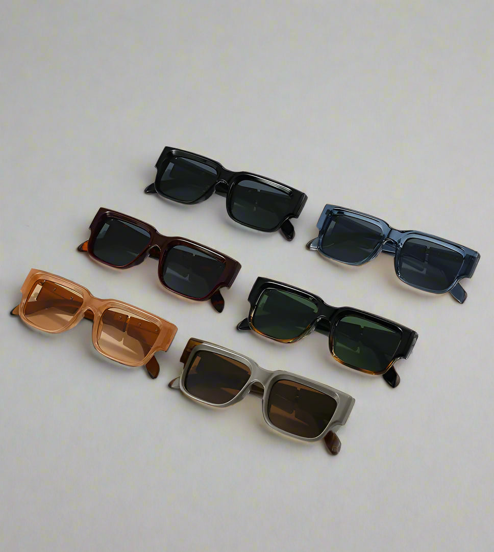 Retro Square Sunglasses – Unisex Vintage Style
