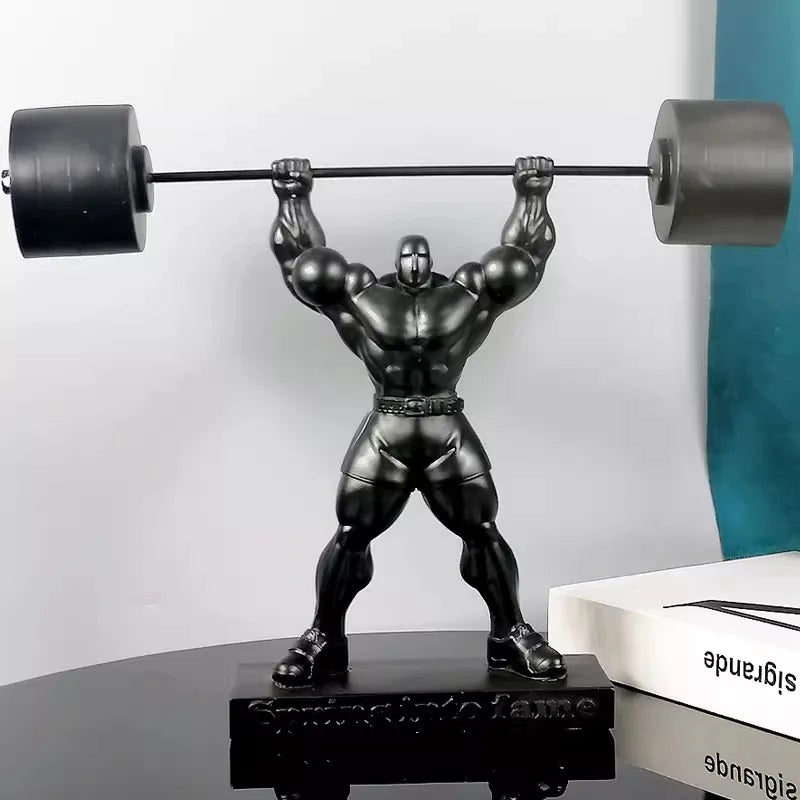 The Ironborn - Muscular Bodybuilder Sculpture in Cold-Cast Resin
