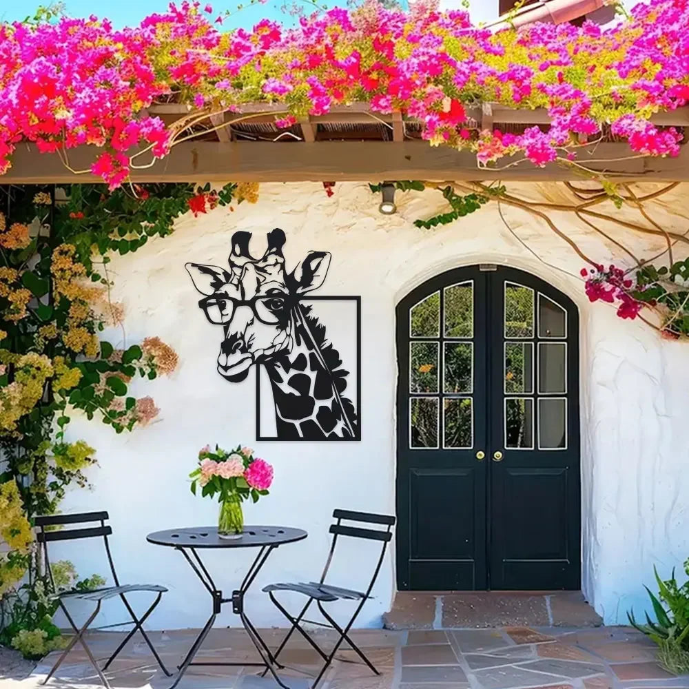 GiraffeGlam™ Minimalist Metal Wall Art