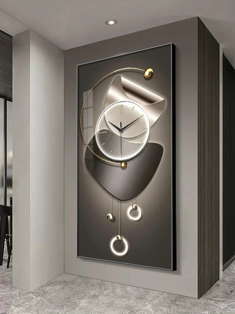 Chronos™ Abstract Wall Clock Art