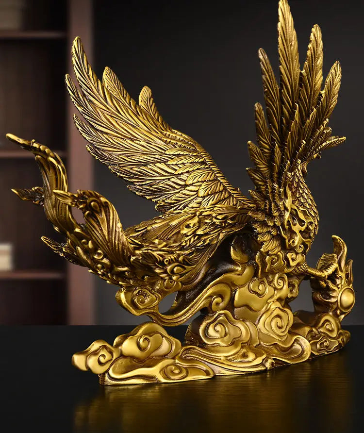 Rising Phoenix™ Copper Sculpture