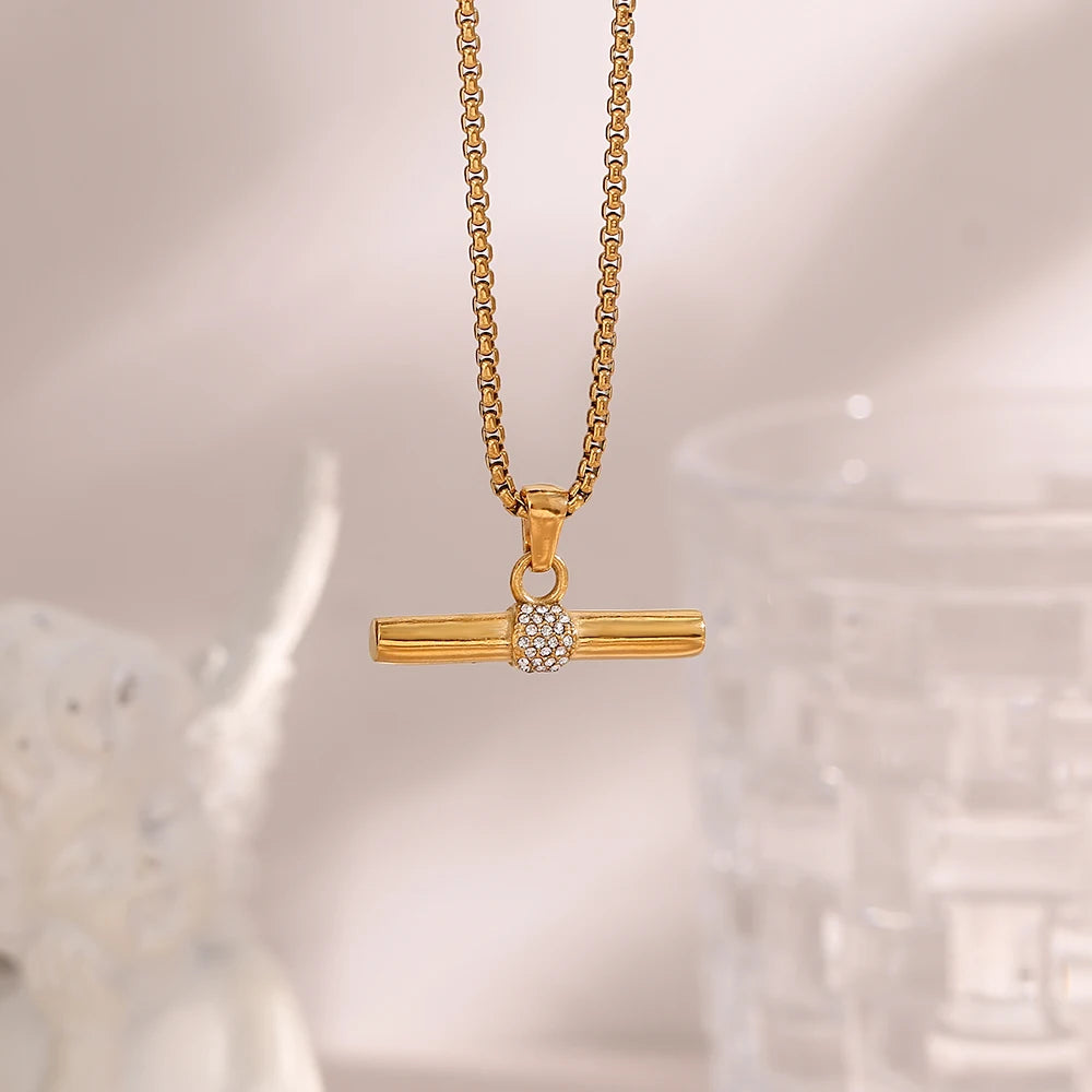 Penelope Polish™ T-Bar Collana