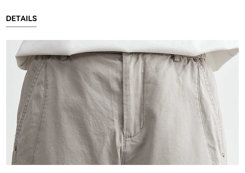 Cotton Straight Trousers