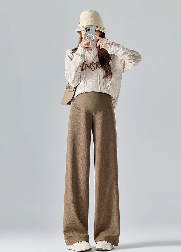 Autumn Maternity Cotton Pants