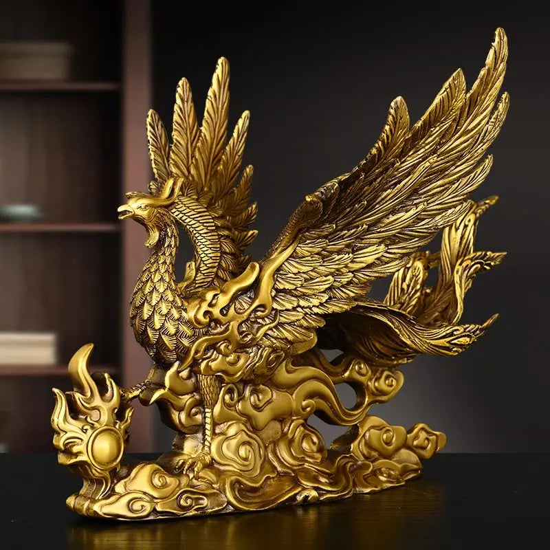 Rising Phoenix™ Copper Sculpture