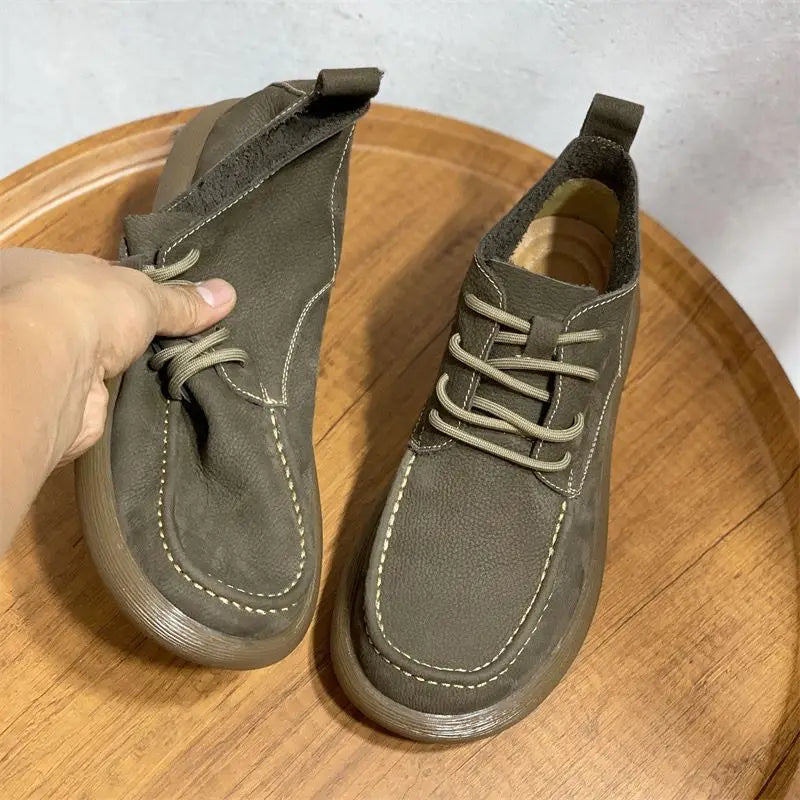 Vellaro™ Luxe Wide-Toe Leather Boots