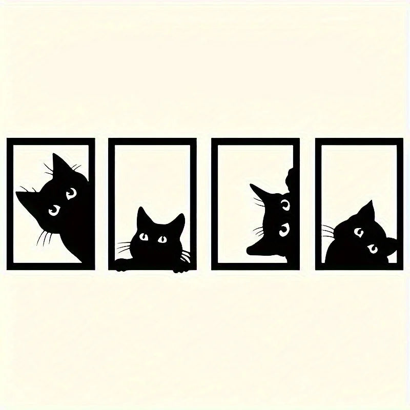 FelineQuad™ Cat Silhouette Collection