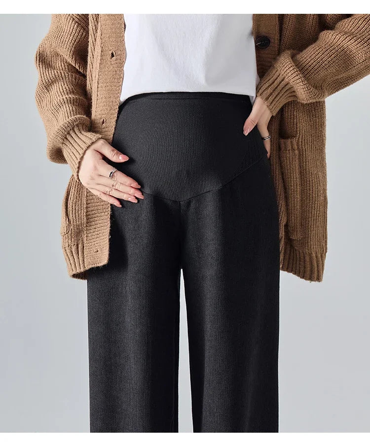 Autumn Maternity Cotton Pants