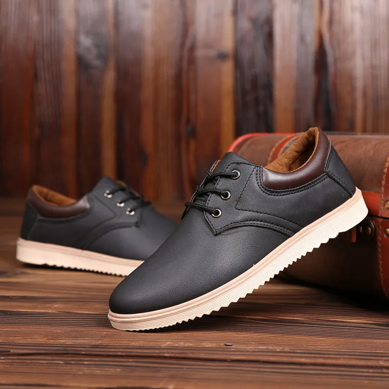 Bianchi Oxfords da cuoio