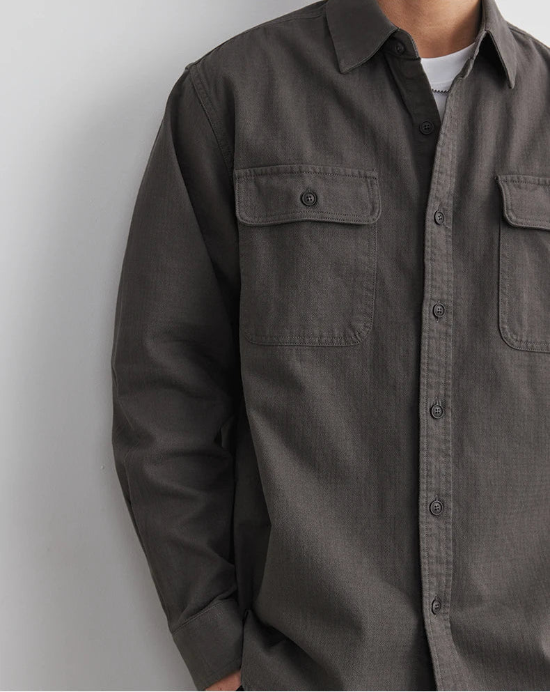 Cotton Work Shirt Jacket