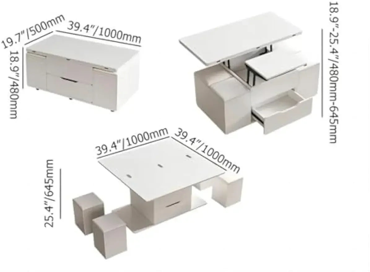 TransformTable™ 3-in-1 Lift-Top Coffee Table