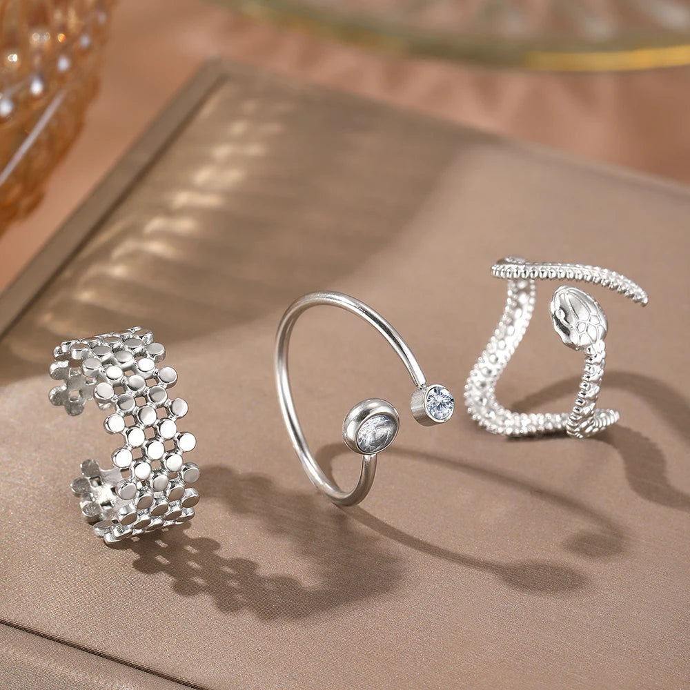 Seraphine Serpent™ Ring Set