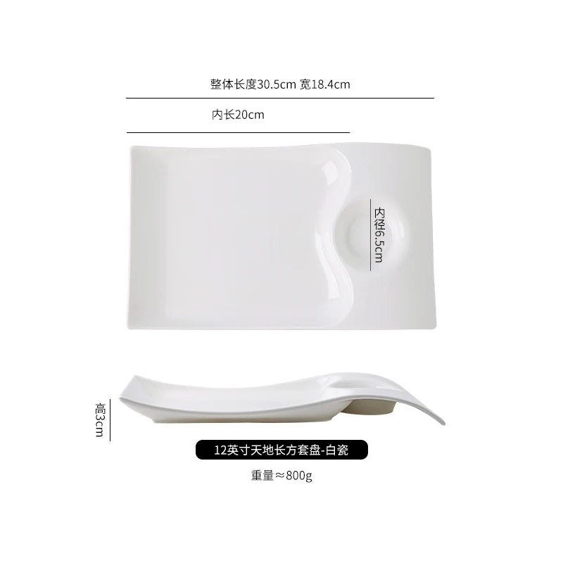 Contour™ Asymmetric Presentation Plate