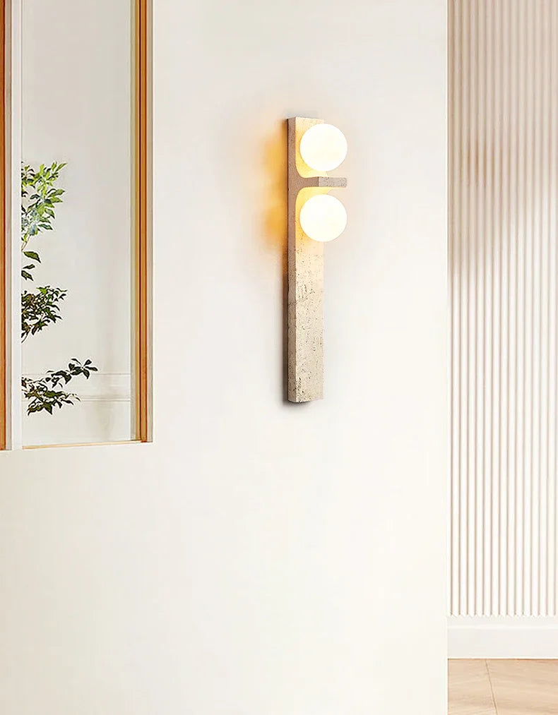CaveGlow™ Dual Stone Wall Lamp