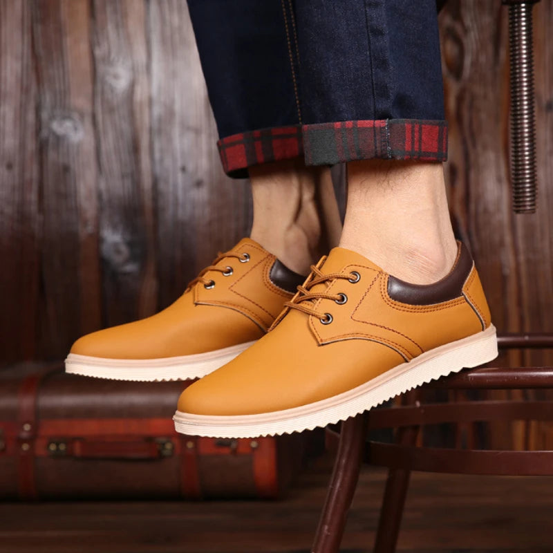 Bianchi Oxfords da cuoio