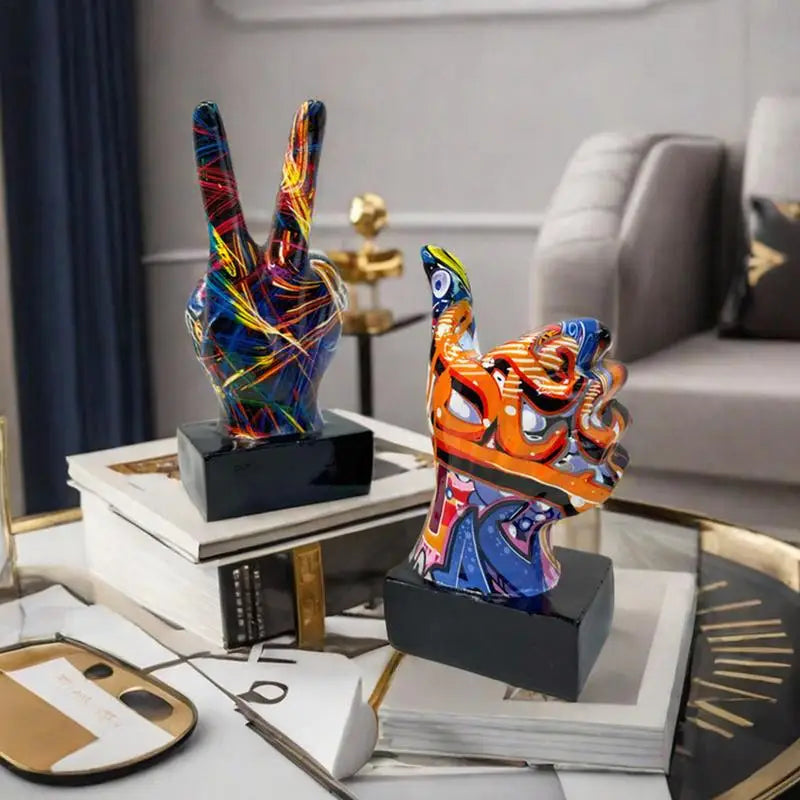 Peace Mode™ - Graffiti Hand Figurine