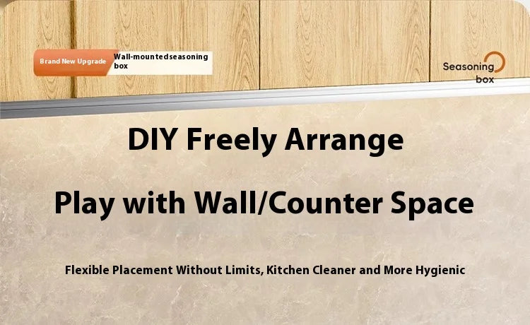 SpiceVault™ Wall-Mounted Spice Organizer