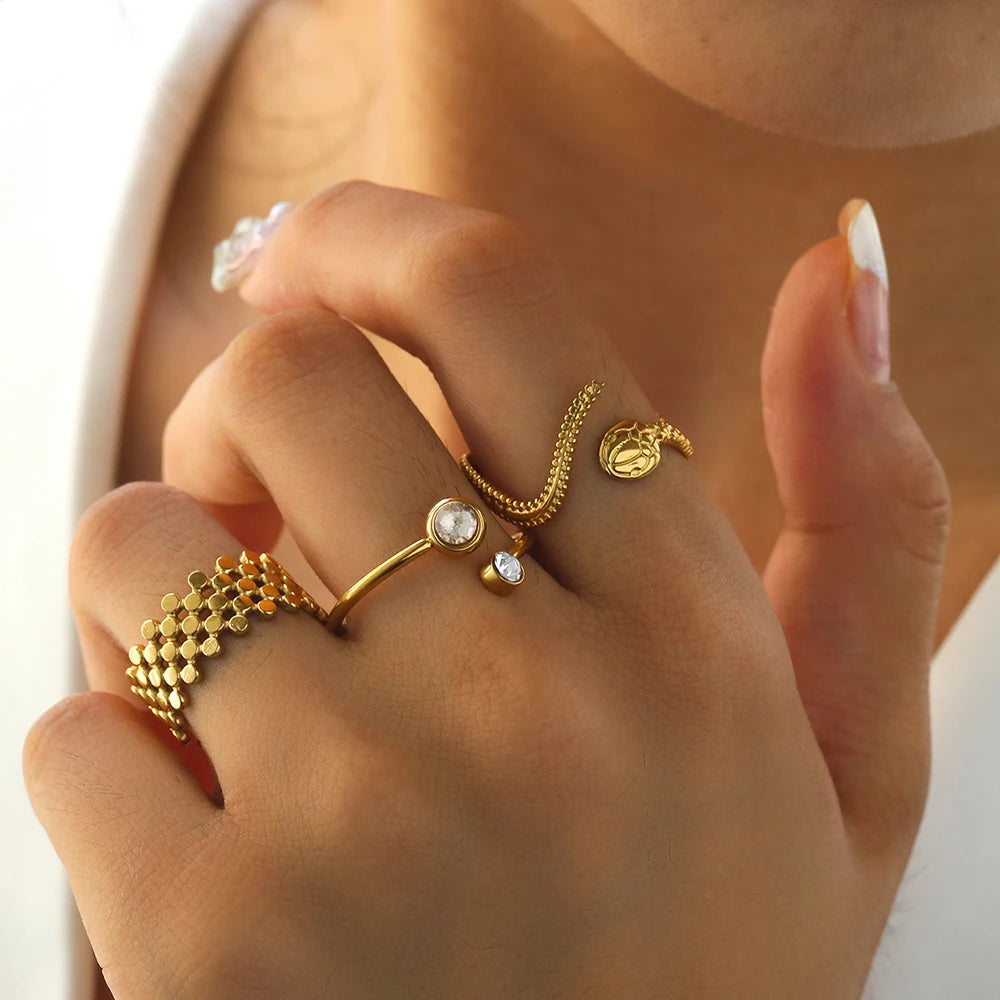 Seraphine Serpent™ Ring Set
