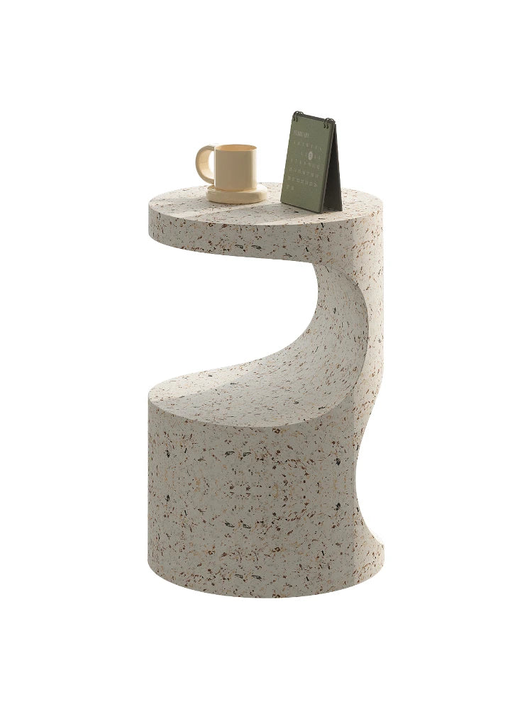 Zen Curve™ Terrazzo Side Table