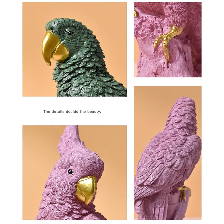Maison Perché™ – Artistic Parrot Figurine