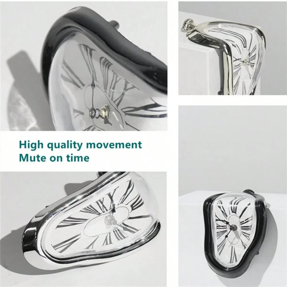 Surrealist Melting Wall Clock