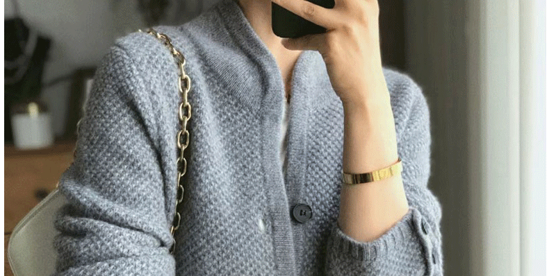 100% Cashmere Cardigan