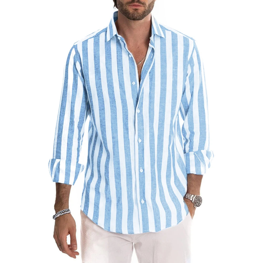 Moseles Retro Striped Shirt