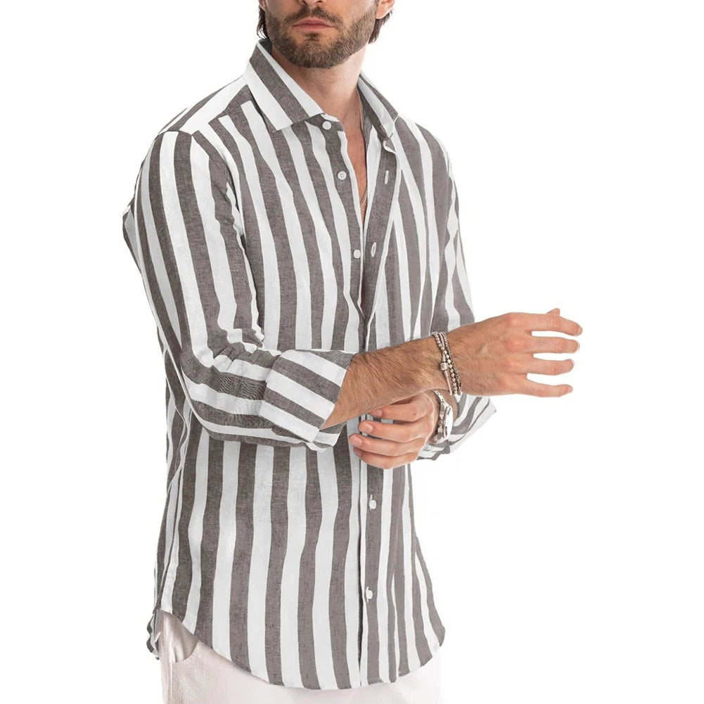 Moseles Retro Striped Shirt