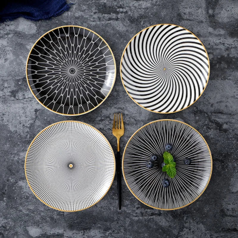 Hypnotic™ Geometric Dinner Plate Collection