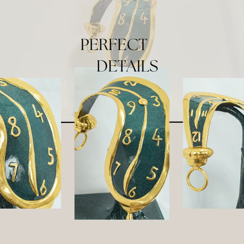 Persistence™ Melting Clock Bronze Sculpture