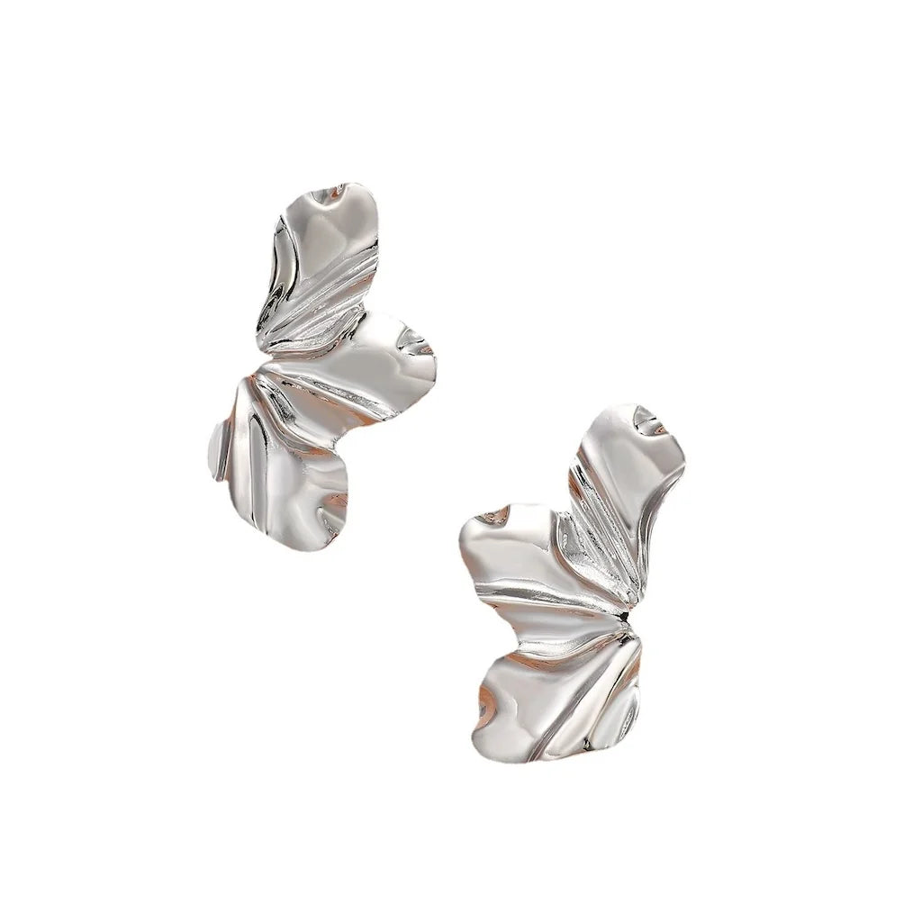 Etherea™ Leaf Whisper Stud Earrings