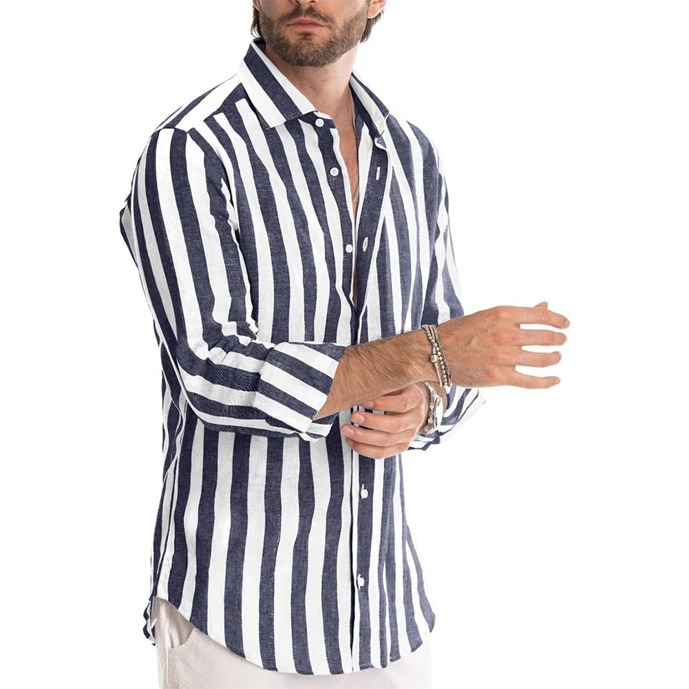 Moseles Retro Striped Shirt