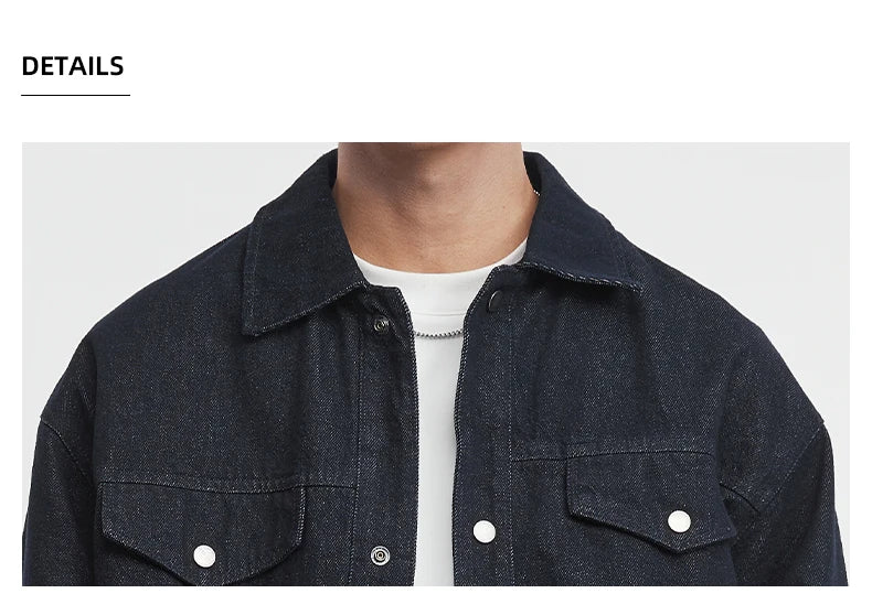 Washed Denim Work Jacket