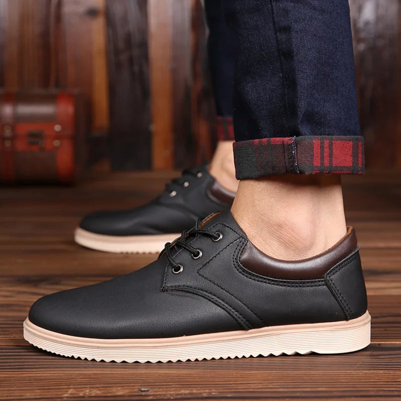 Bianchi Oxfords da cuoio