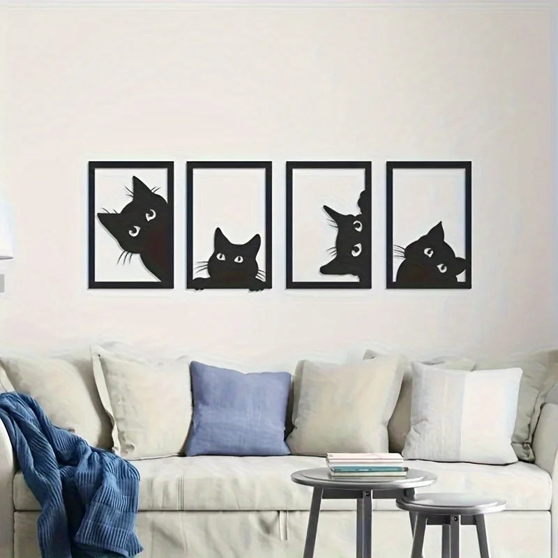 FelineQuad™ Cat Silhouette Collection