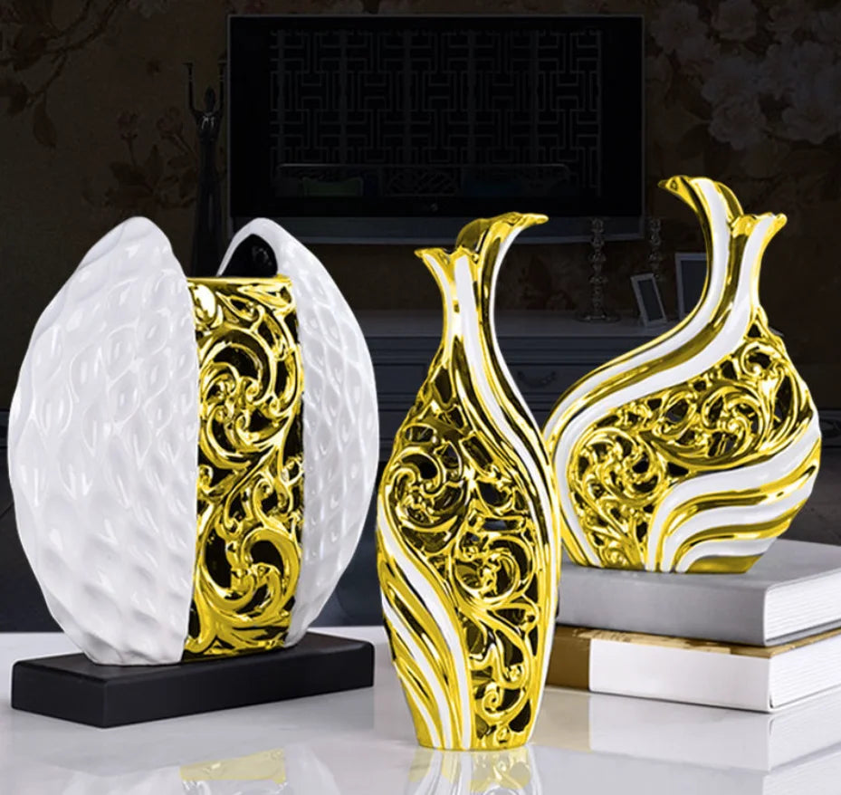 Ceramic Vase Trio