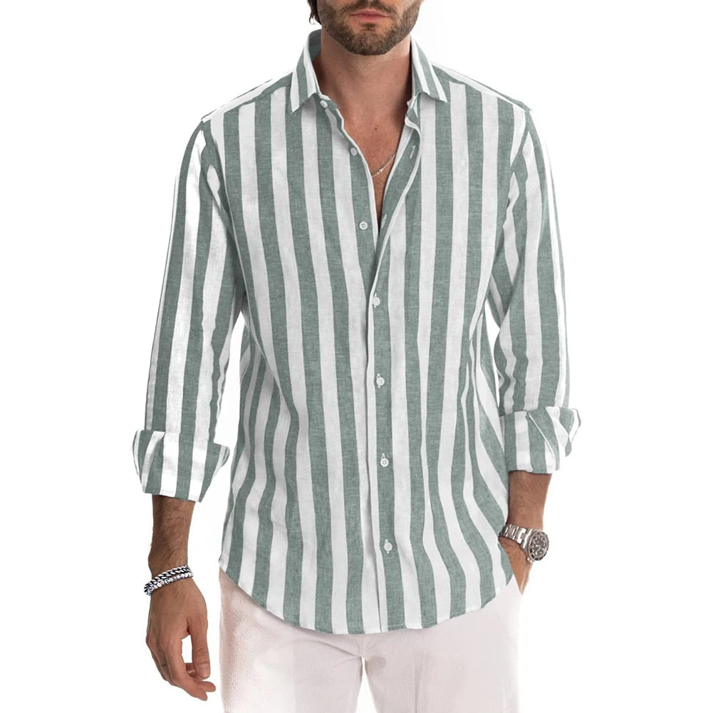 Moseles Retro Striped Shirt