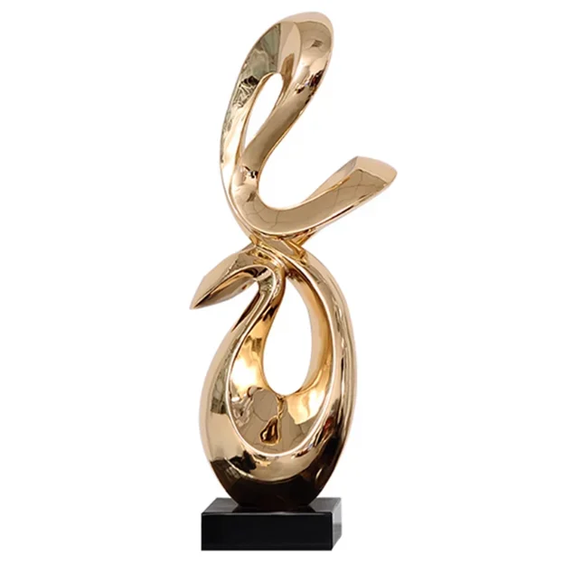 ASCENDING GRACE | Abstract Swan Sculpture